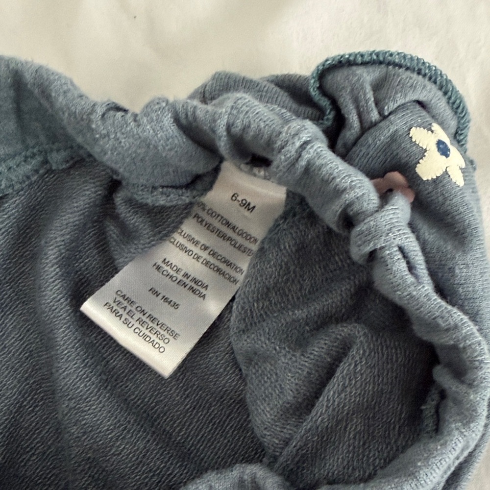Pink, blue and Gray Kids Shorts 6-9 months - Picture 5 of 8
